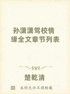 孫瀟瀟駕校情緣全文章節(jié)列表